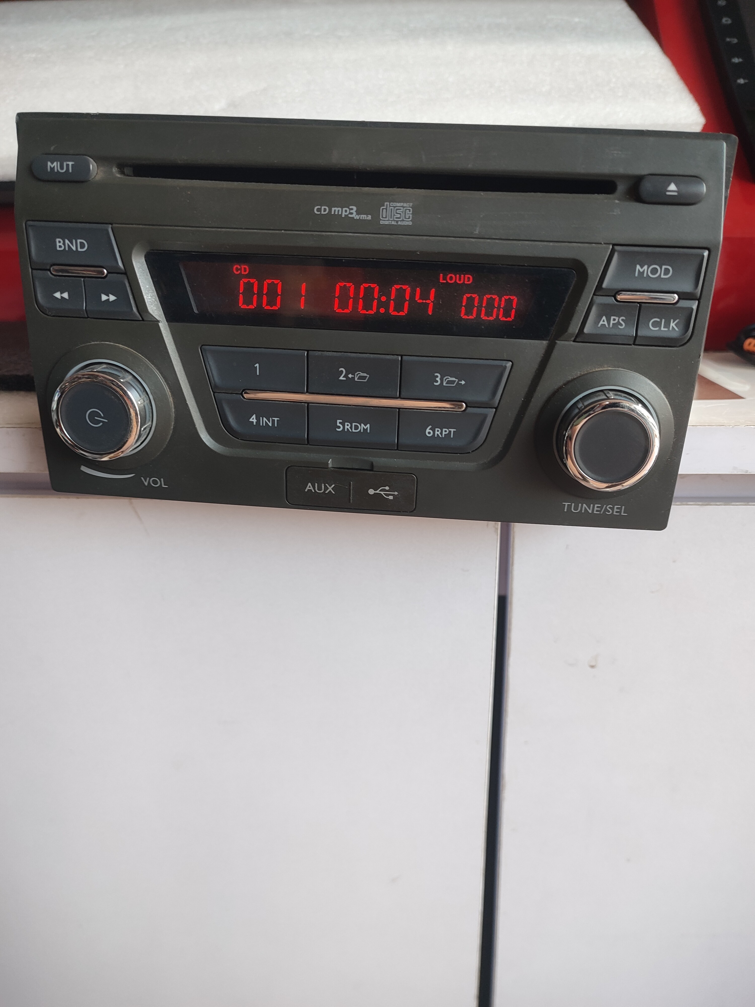 老款东风风神A60原装拆车航盛CD机收音头  CD MP3 USB AUX播放