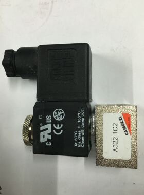 现货康茂胜CAMOZZI电磁阀A322-1C2全新DC24V原装当天发货