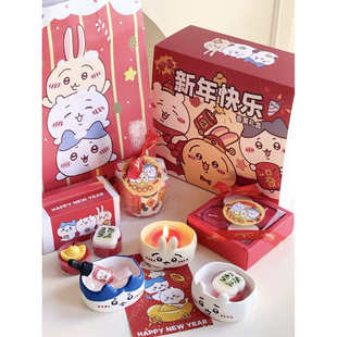 chiikawa吉伊卡哇新年礼物香薰蜡烛乌萨奇小八吉伊送女生生日礼物