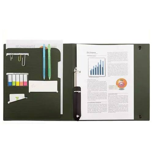 喜利SMART FIT商务办公双2孔A4文件夹资料夹档案夹打孔夹可换芯