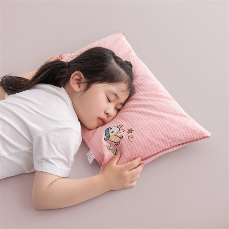 A类全棉儿童枕头棉花填充针织彩花软枕芯刺绣款幼儿园小朋友学生,床上用品,棉花枕,淘宝优惠券,粉丝福利购,淘宝优惠卷