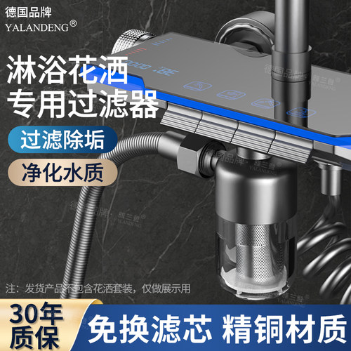 花洒前置过滤器精铜主体通用滤芯