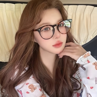 Z2002E 近视防蓝光素颜眼镜框超轻款 娜娜同款 圆框眼镜架女板材时尚