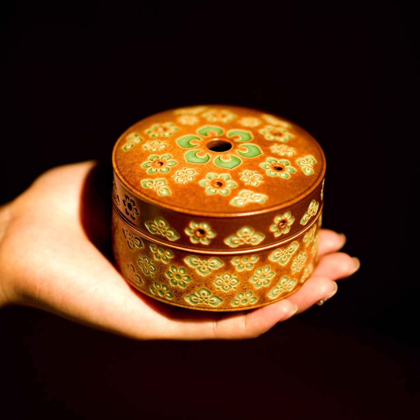 瓷茶记李斌大唐宝相香炉家用室内盘香炉香篆香插檀香熏香炉国风,餐饮具,茶道/香炉,淘宝优惠券,粉丝福利购,淘宝优惠卷