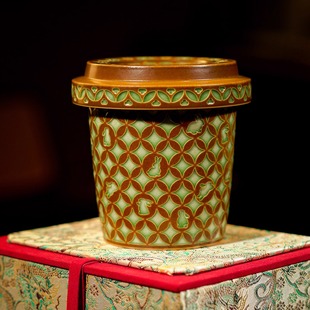 瓷茶记李斌有钱兔小奶茶杯原创手工杯闺蜜结婚礼物节日送礼非遗