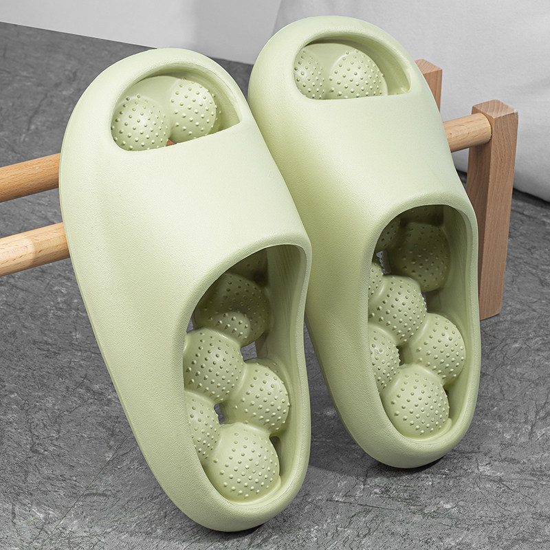 eva拖鞋女夏款浴室按摩防滑厚底镂空速干踩屎感洗澡凉拖鞋夏女士
