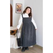 法式 ZOOOBABY01 06晚八点 u领小香风高腰收腰显瘦气质吊带裙