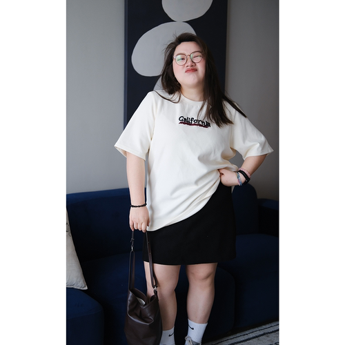 ZOOOBABY03/03晚八点 早春韩系字母印花短袖T恤女宽松休闲上衣