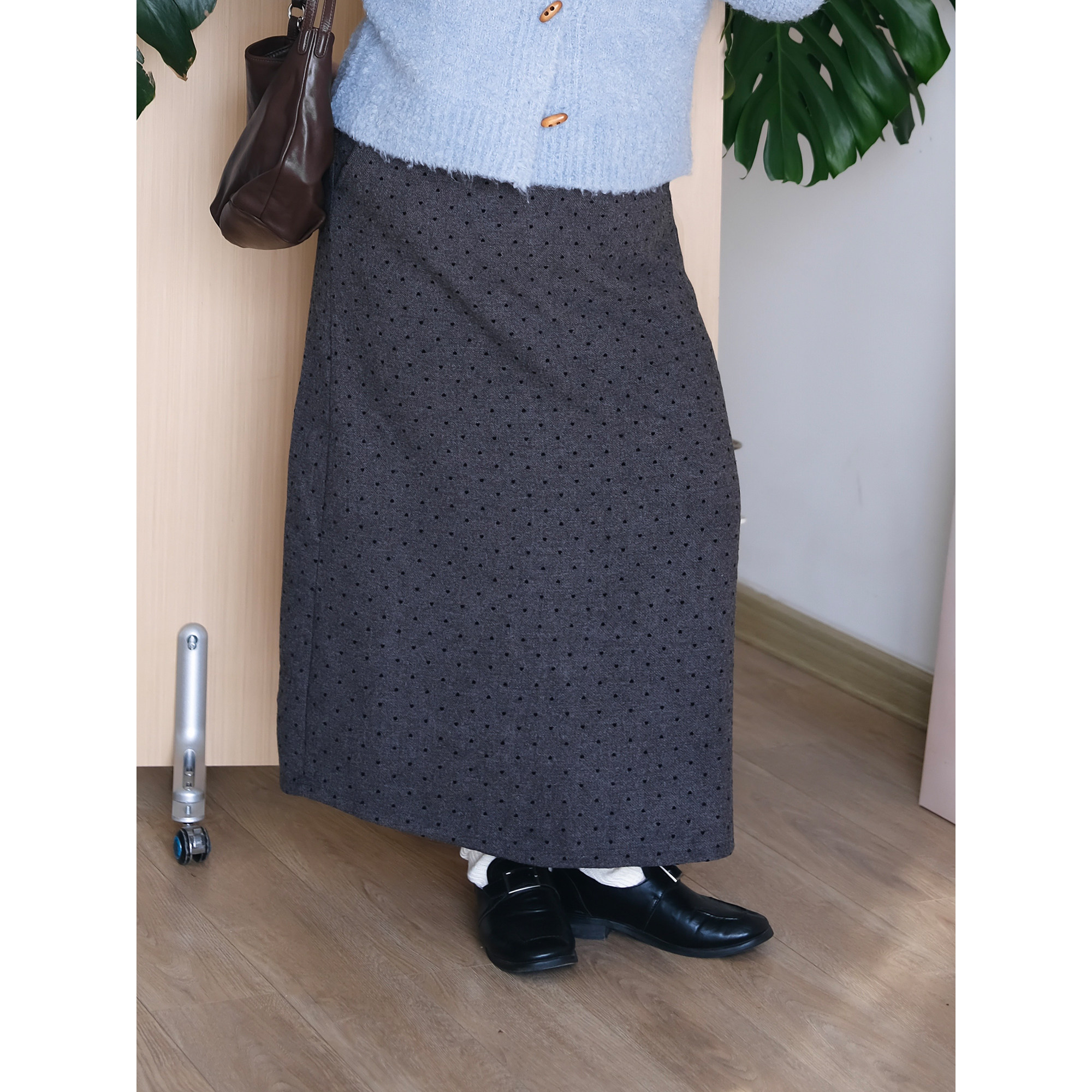 zooobaby12/08韩系简约爱心平铺显瘦A字半身裙子,女装/女士精品,大码半身裙,淘宝优惠券,粉丝福利购,淘宝优惠卷