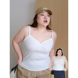 zooobaby03 25韩系小v领花边针织背心打底上衣