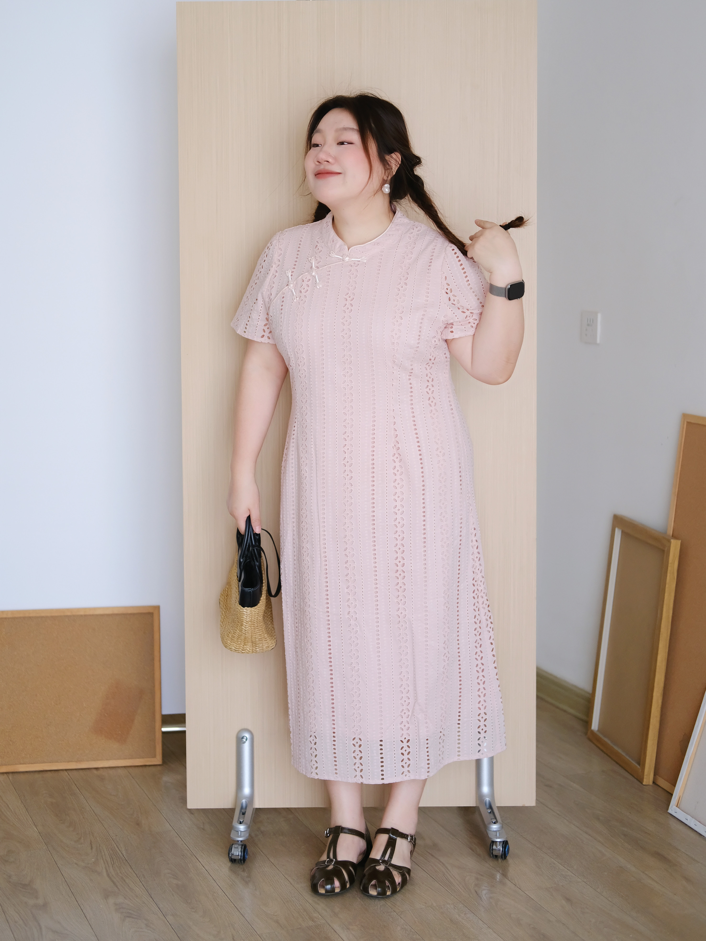 zooobaby06/16新中式气质国风收腰显瘦旗袍连衣裙子女