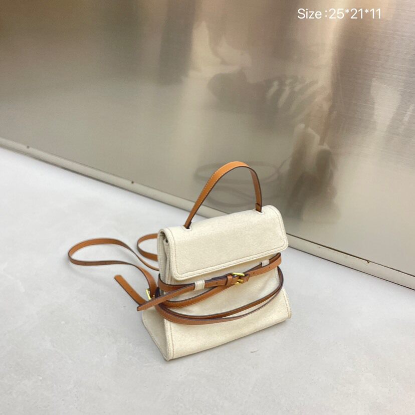 包包女2025新品网红撞色复古帆布