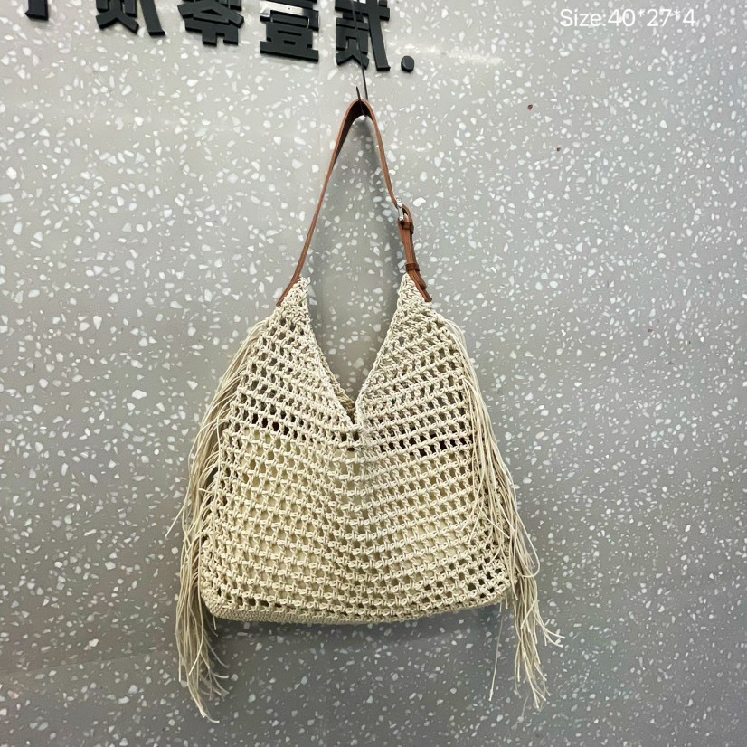 包包女2025新款网红撞色复古流苏
