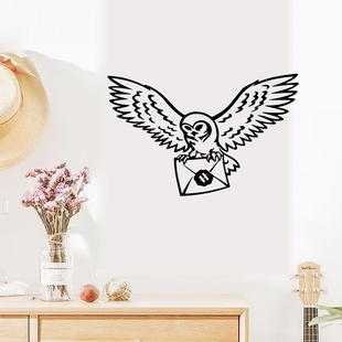 哈利波特墙贴纸客厅卧室背景墙定制画自粘贴画新款贴画魔法棒多款