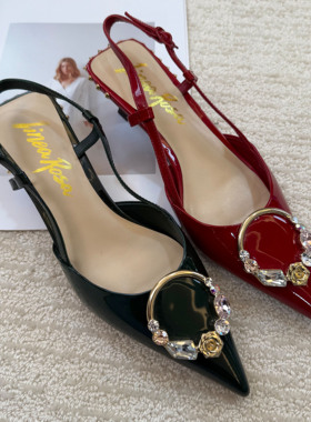 皇冠老店正品 Linea Rosa/恋尚萝莎 后空女凉鞋 3M34102