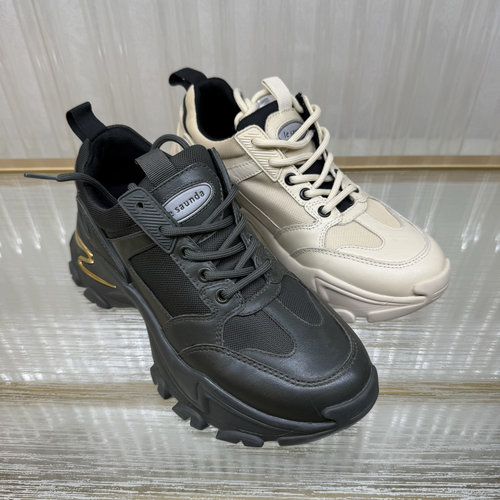 皇冠老店正品 莱尔斯丹  休闲系带厚底女鞋老爹鞋 3T46707