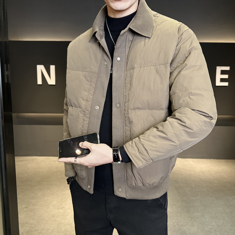 羽绒服男冬季2025新款潮流韩版男士短款青年男装加厚外套轻薄保暖