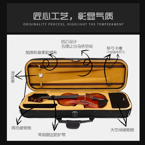 Скрипка, портативный рюкзак, коробка