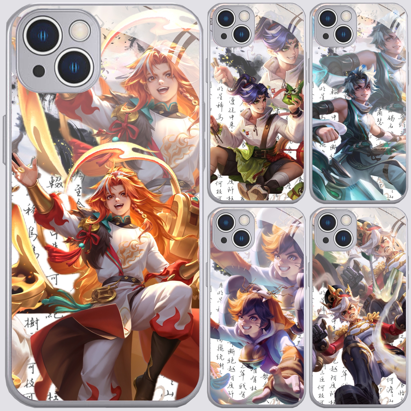 游戏王者蒙犽新款金属漆玻璃手机壳适用苹果17华为荣耀400全包OPPO小米17红米k90一加ACE6保护壳vivoiqoo15