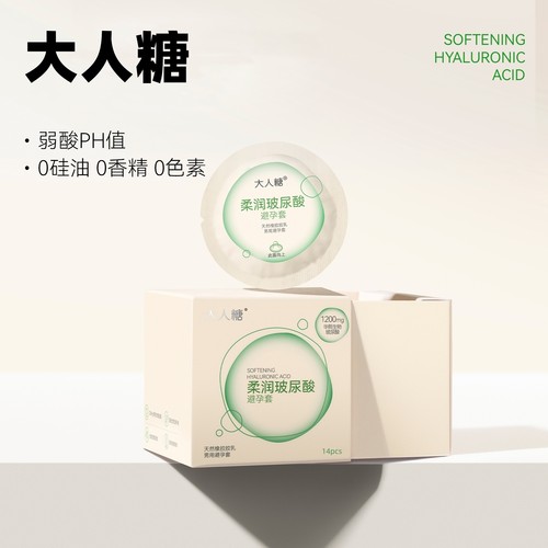 大人糖避孕套玻尿酸柔润安全套