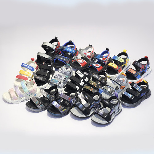 45元1双牧童凉鞋时尚儿童3-12岁夏季魔术贴防滑耐磨休闲鞋特价