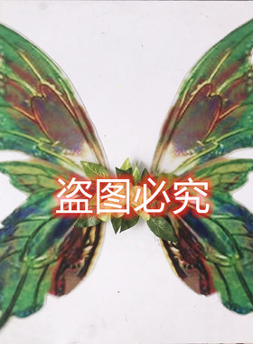 定做仿真翅膀高仿蝴蝶翅膀蜻蜓翅膀可拆叠装饰摄影道具舞台走秀