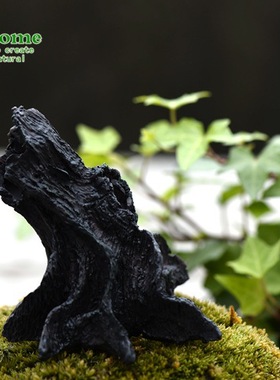 微景观空心底座小动物摆件