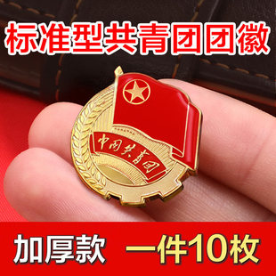 标准团徽 新版共青团员胸针磁扣2019正版单个磁铁学生用中国团员