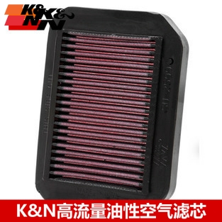 KN高流量摩托车空滤适配铃木AN250 AN400高流量空气滤芯99-06年KN