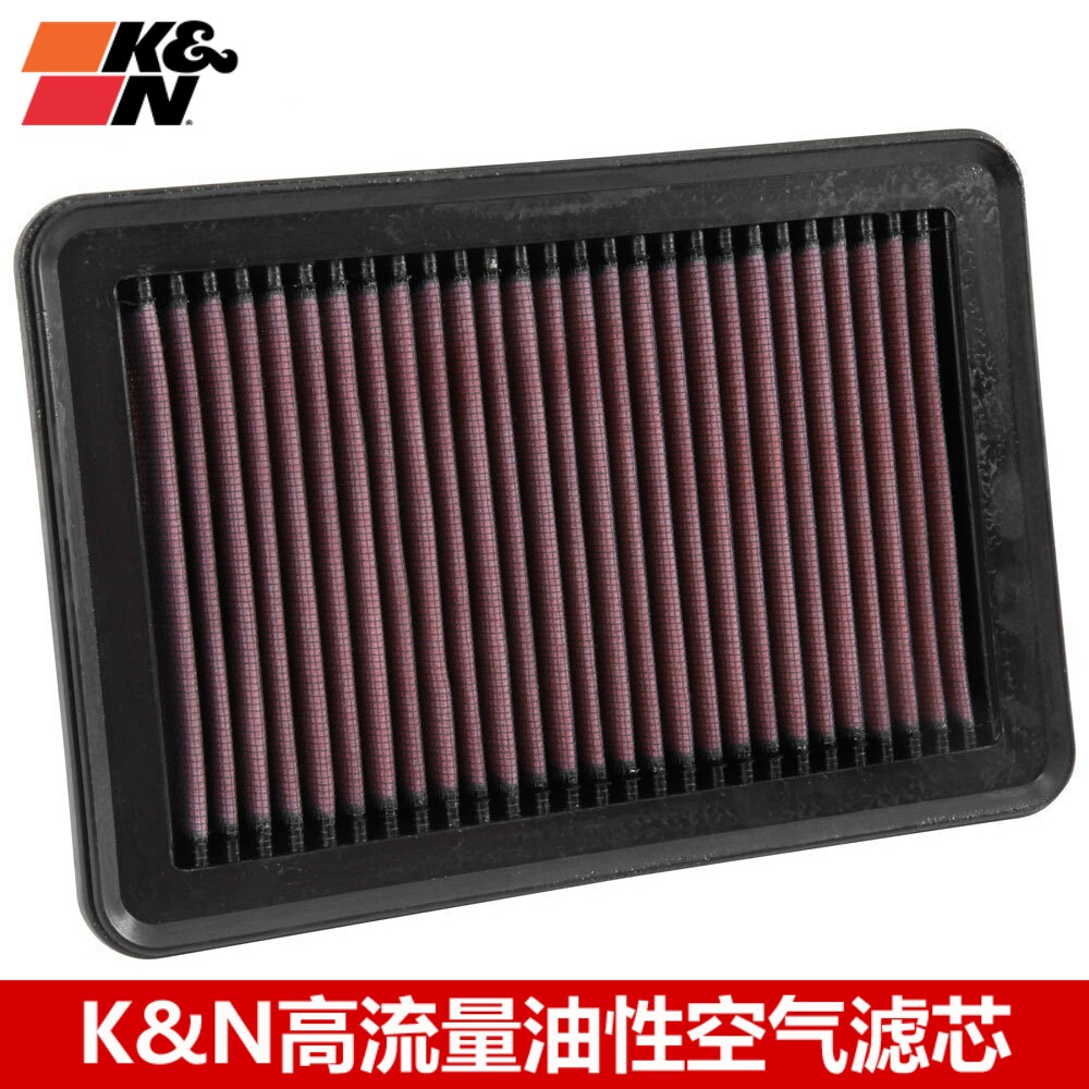 KN空滤适配现代领动菲斯塔昂希诺I30 KN高流量空气滤芯风格