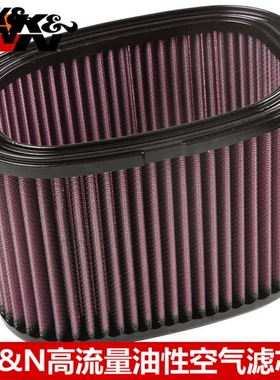 KN空滤适配川崎KAWASAKI KVF750空气滤芯 KN高流量空气滤芯空滤