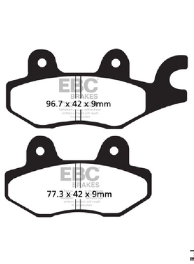 EBC刹车片适配Ninja300小忍者250 EX300 忍者300 Z300 前后刹车皮