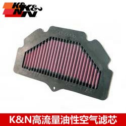 KN空滤适配铃木GSR600 GSR750 GSXS750 GSR400 BK高流量空气滤芯