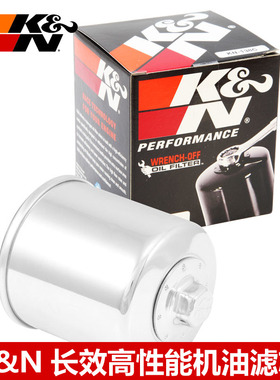 KN机滤铃木GSX650F VLR1800 GSF1250 M800 GSF650 机油滤芯