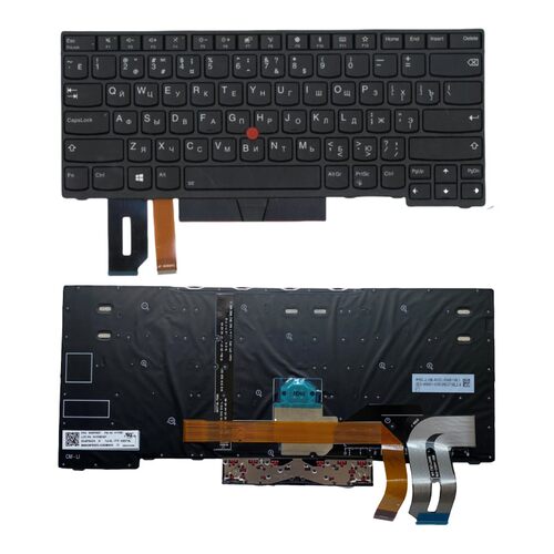 俄文RU背光键盘适用联想T480S T490 T495 01YP462 01YP382