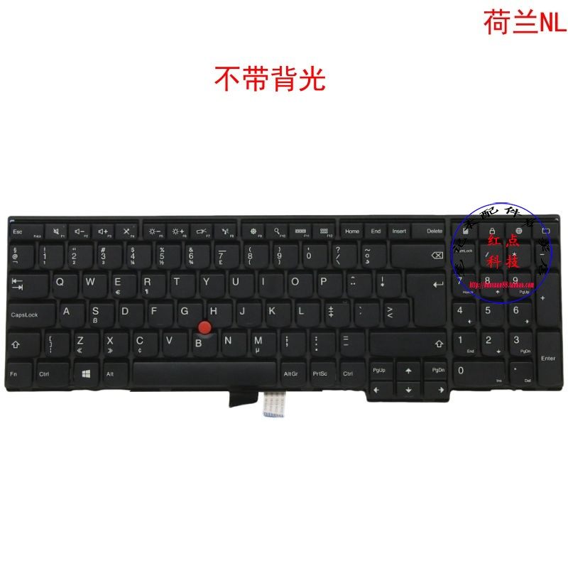 荷兰NL键盘联想Thinkpad T540p T550 T560 04Y2367 00PA594 - 实物图