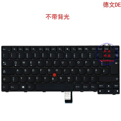 德文DE键盘联想 E450 E455 E460 E465 04X6113 04X6153 04X6193