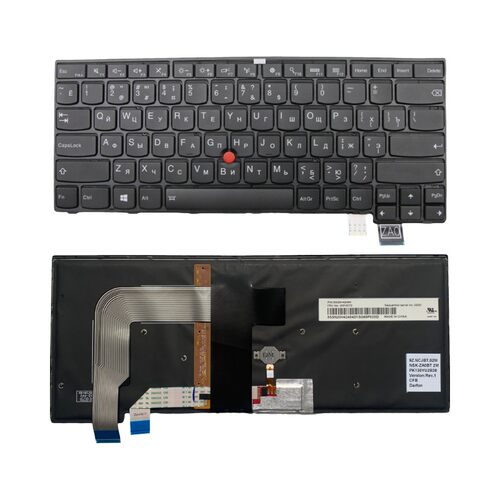 俄文RU背光键盘适用联想T460s 01YR111 01YT165 00PA557