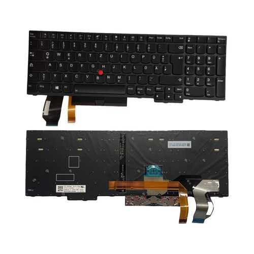 德文DE背光键盘适用联想T590 P53S L590 01YP692