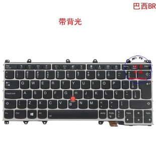 X380 01HW659 Yoga 01HX104 370 巴西BR键盘联想Thinkpad