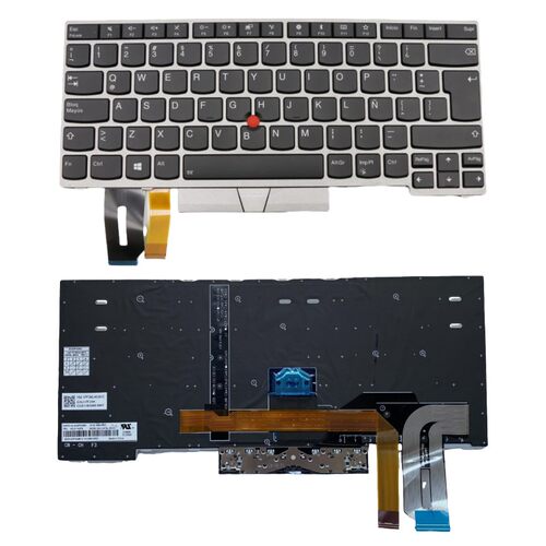 拉丁LAS背光键盘适用联想E480 E485 E490 T480S 01YN343