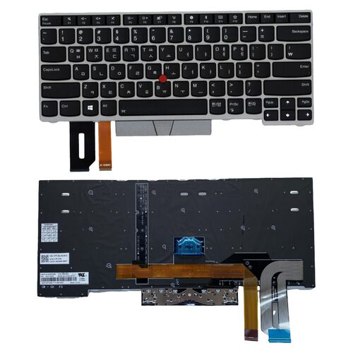 韩文KR背光键盘适用联想E480 E485 E490 T480S 01YN371