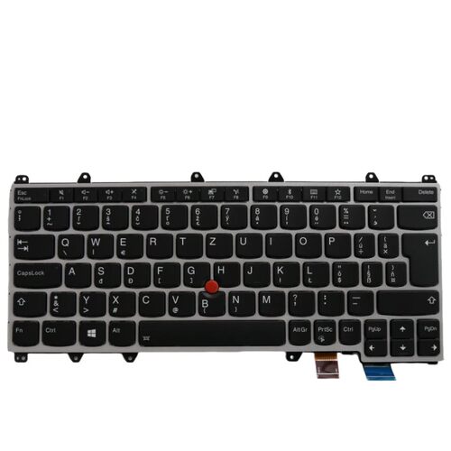 斯洛伐克SK银色背光键盘适用联想 Yoga 370 01EN451 01AV740