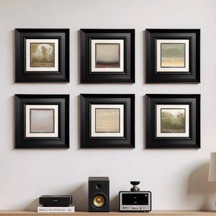 辽阔 饰画玄关画餐厅高级感挂画卧室画 木吉设计现代中古风客厅装