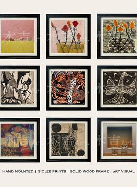 ZT福利款！薅羊毛~木吉设出品小众艺术高级感装饰画客厅卧室挂画