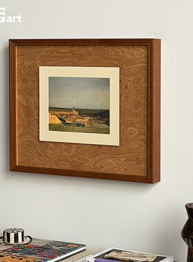 室隅】木吉创意设计中古老钱艺术沙发背景墙装饰画高级感挂画