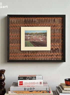 木寻由】木吉创意设计中古老钱风客厅沙发背景墙装饰画高级感挂画