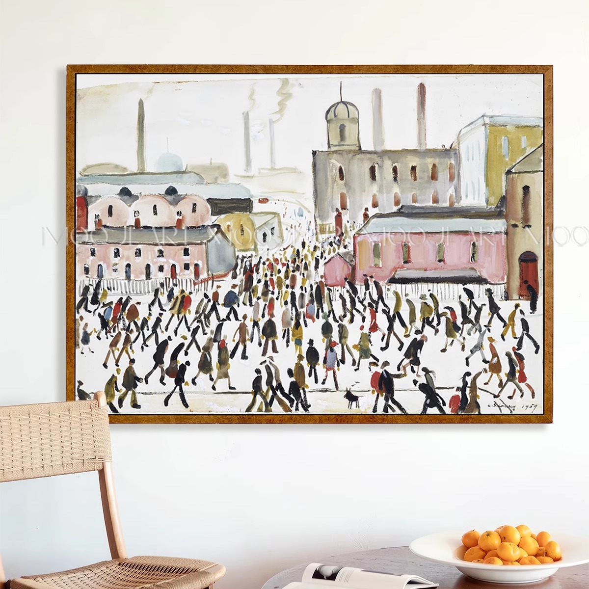 木吉客厅现代小众艺术装饰画