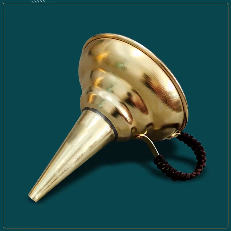 纯铜漏斗酒提子打酒器取样器防爆黄铜紫铜加厚材质漏油器