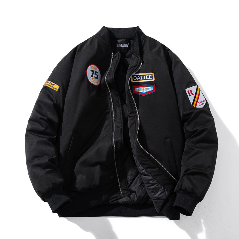 mYes牧野森休闲棒球服男春秋冬新款学生夹克美式休闲情侣外套薄款